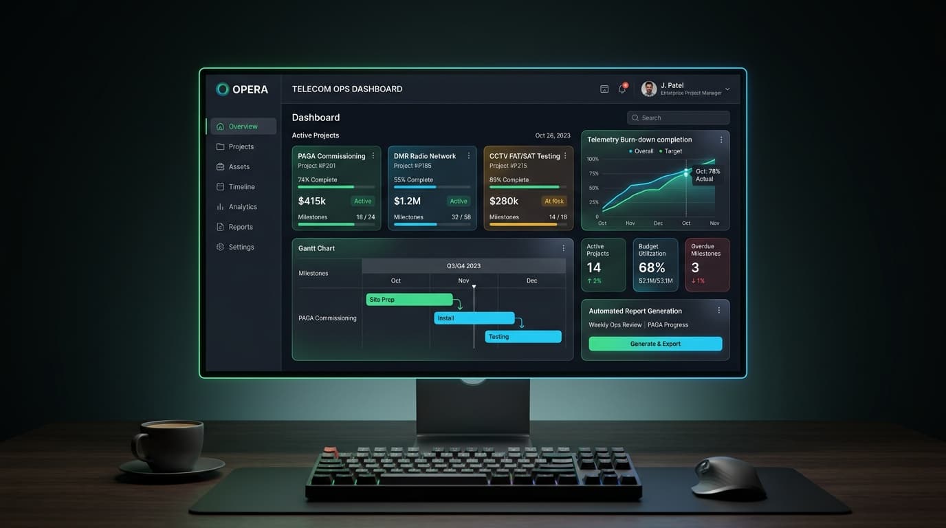 Enterprise Project & Operational Tracking System